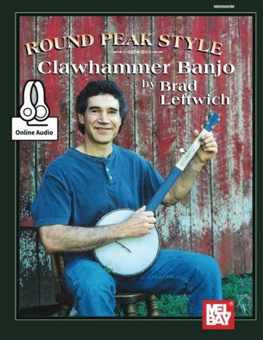 Round Peak Style Clawhammer Banjo Bk/Ola