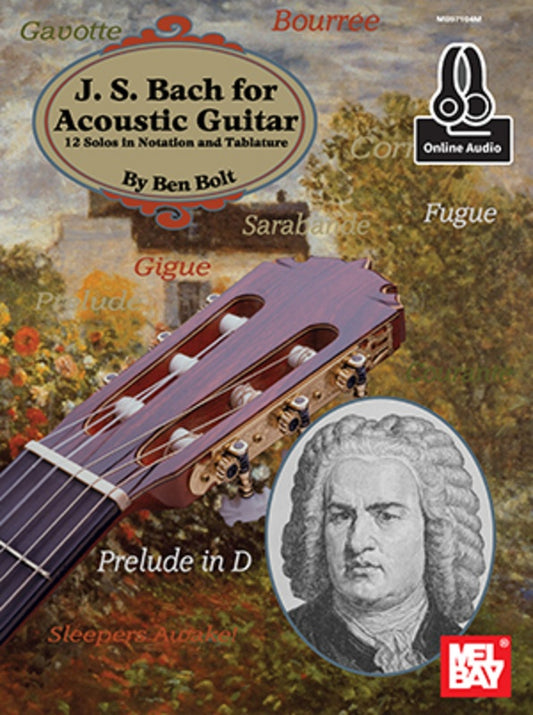 Js Bach For Acoustic Guitar Bk/Oa
