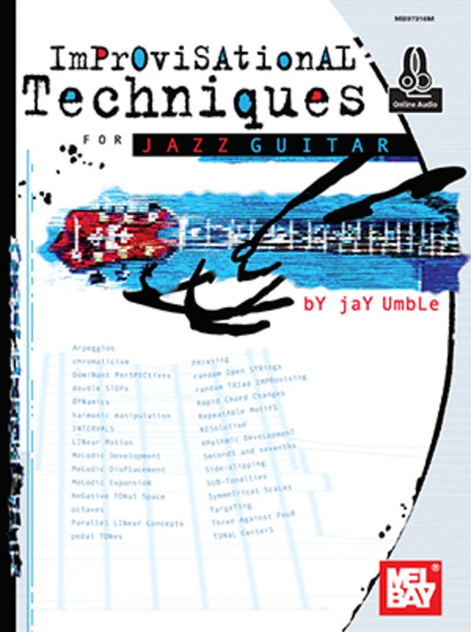 Improvisational Techniques For Jazz Guitar Bk/Ola