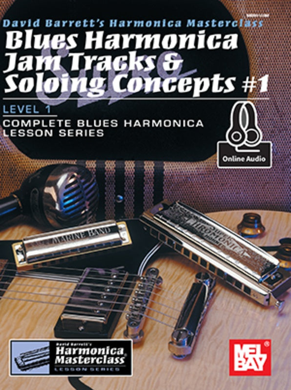 Blues Harmonica Jam Tracks & Soloing Concepts #1 Bk/Ola