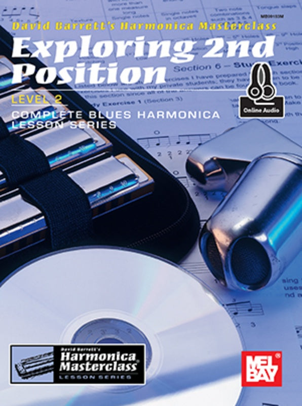 Exploring 2nd Position Level 2 Harmonica Bk/Oa