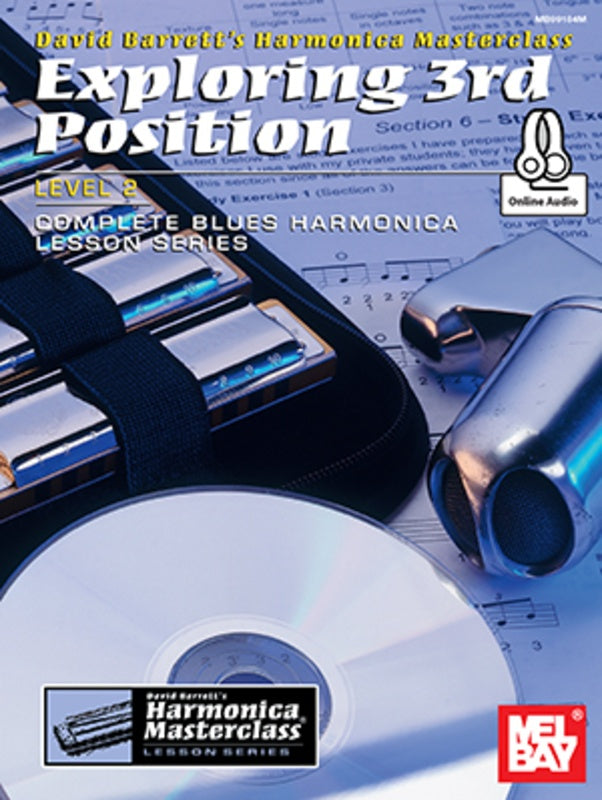 Exploring 3rd Position Level 2 Harmonica Bk/Oa