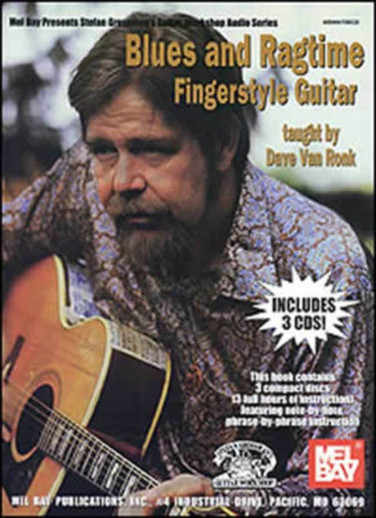Blues & Ragtime Fingerstyle Guitar Bk/Cd