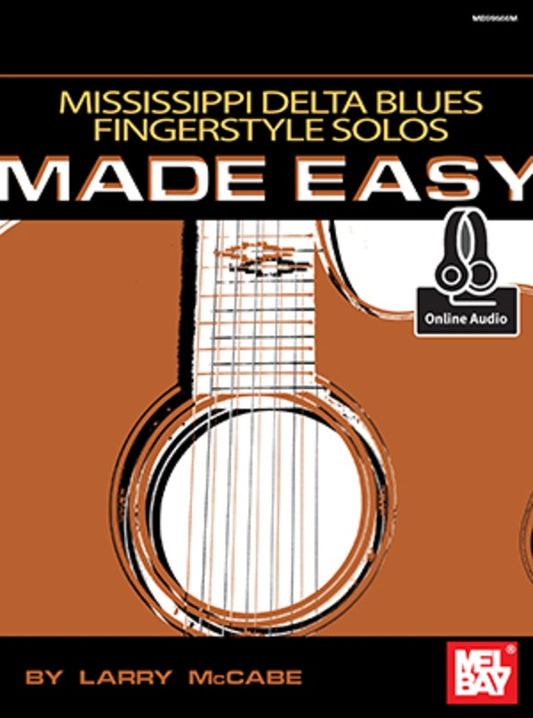 Mississippi Delta Blues Fingerstyle Solos Bk/Oa