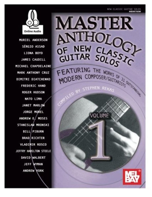 Master Anthology Of New Classic Guitar Solos Vol 1 Bk/Ola