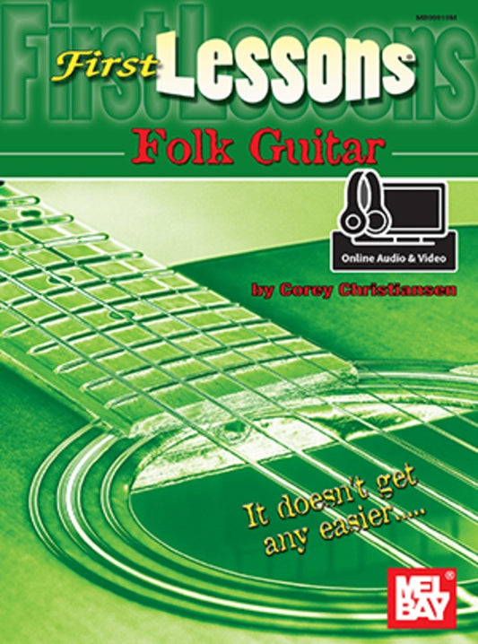 First Lessons Folk Guitar Bk/Olm