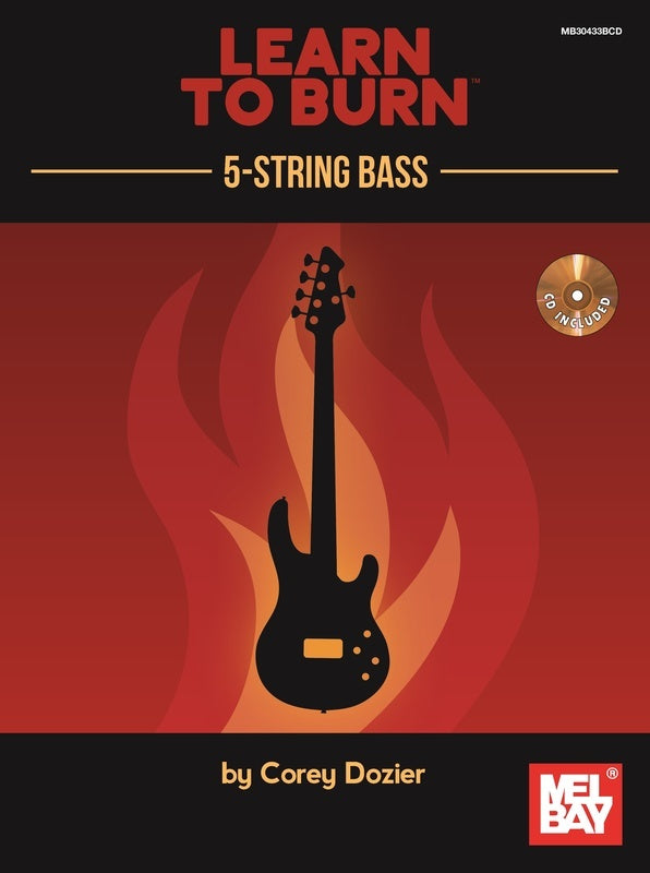 Learn To Burn 5 String Bass Bk/Cd