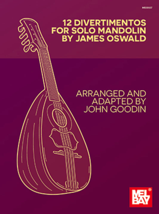 12 Divertimentos For Solo Mandolin Book