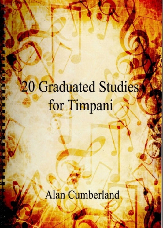 20 Graduated Studies For Timpani Book
