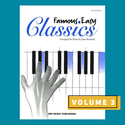 John Brimhall's Famous Easy Piano Classics Volume 3 Book