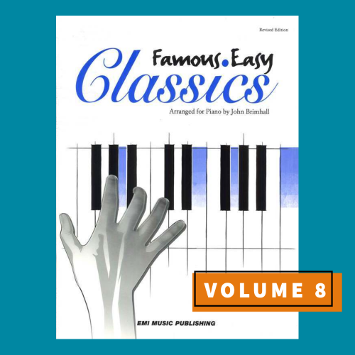 John Brimhall's Famous Easy Piano Classics Volume 8 Book