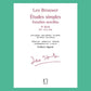 Brouwer - Etudes Simples Vol 4 Nos 16-20 Guitar Book