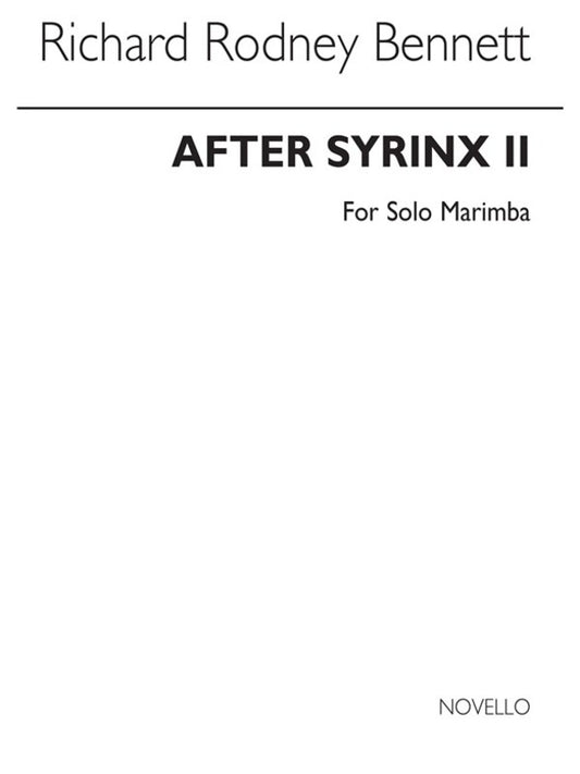 Bennett After Syrinx Ii Marimba(Arc)