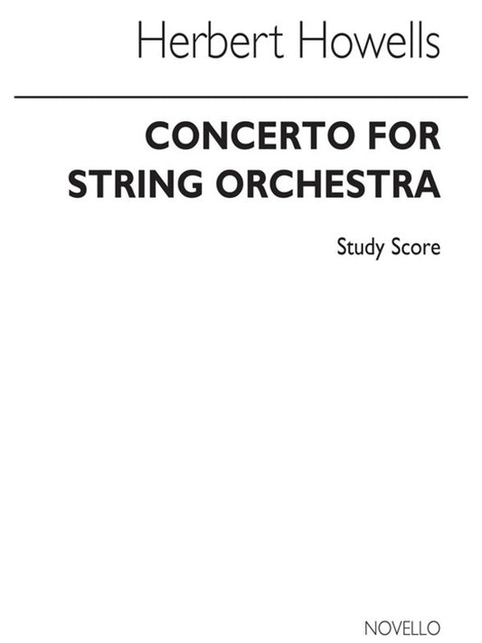 Concerto For String Orchestra Study Score