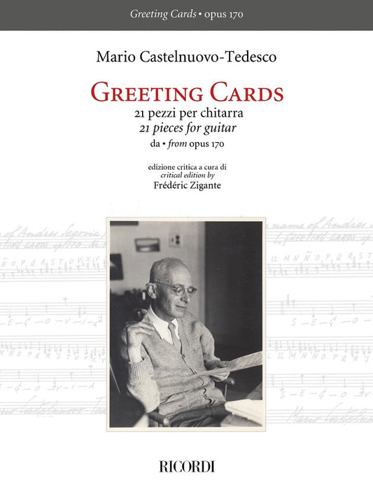 Castelnuovo-Tedesco - Greeting Cards 21 Pieces Guitar