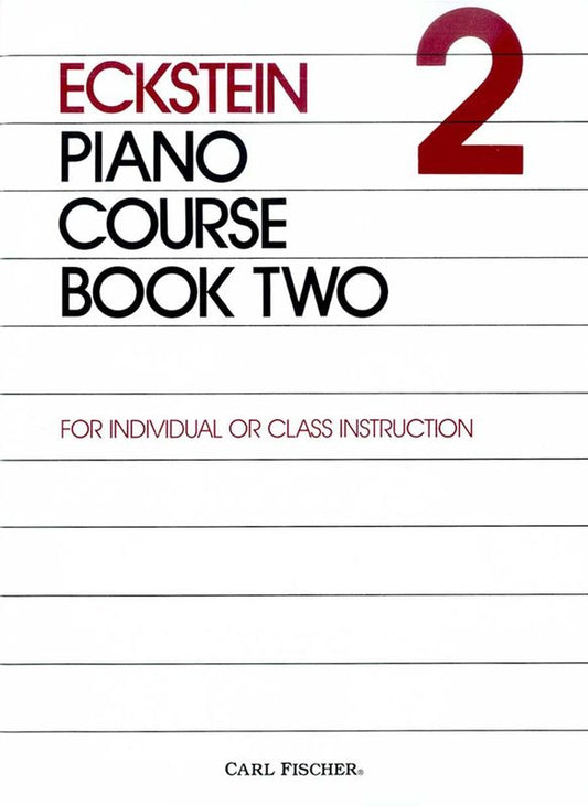 Eckstein Piano Course Bk 2