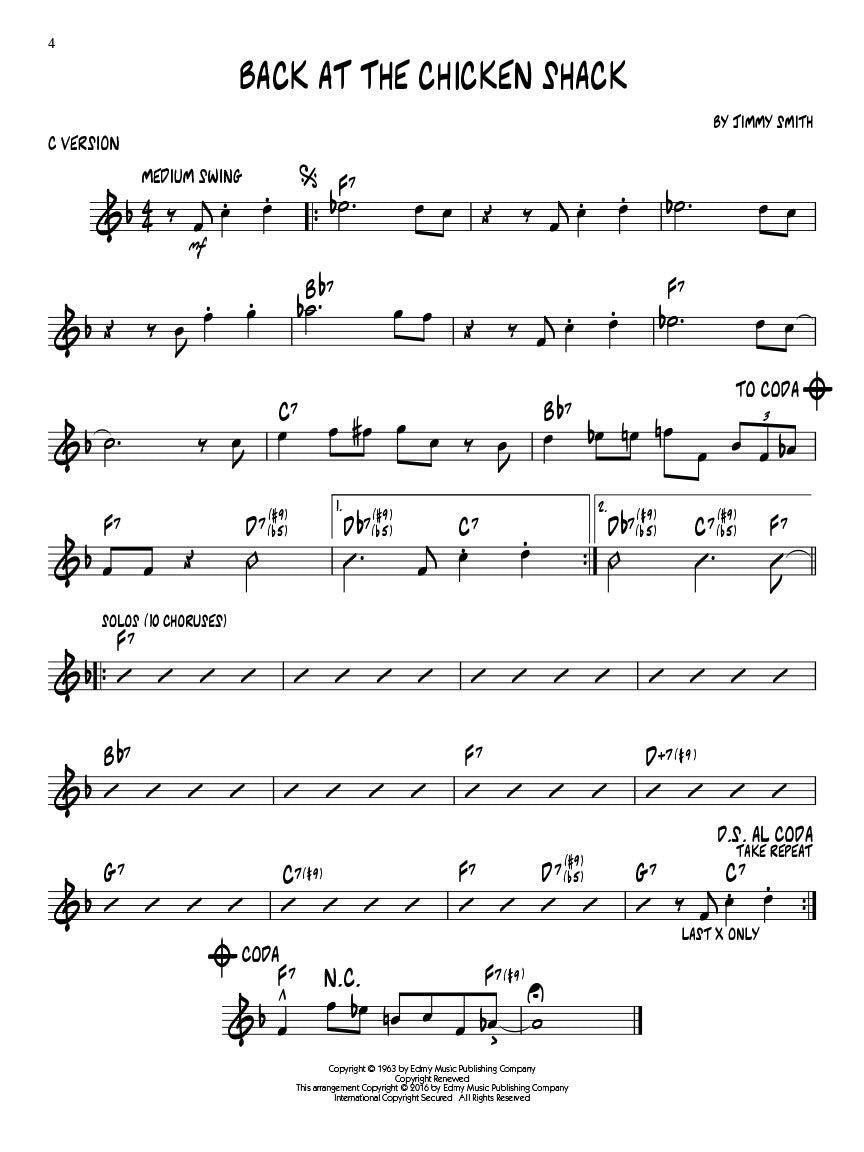 Jimmy Smith - Jazz Play Along Volume 184 Book/Ola