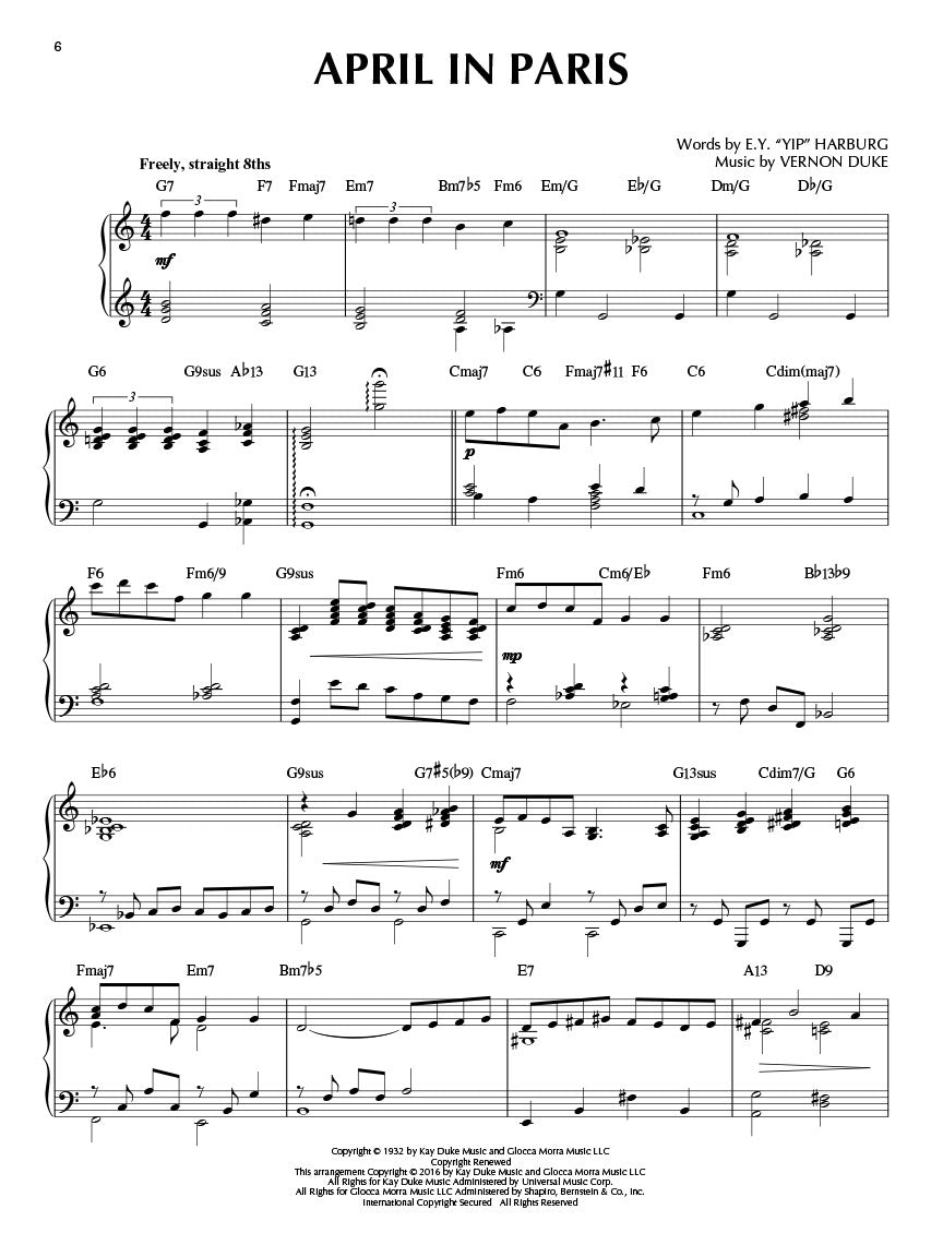 Jazz Standards - Jazz Piano Solos Series Volume 44 Book
