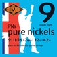 Rotosound PN9 Pure Nickels Electric String Set 9 - 42