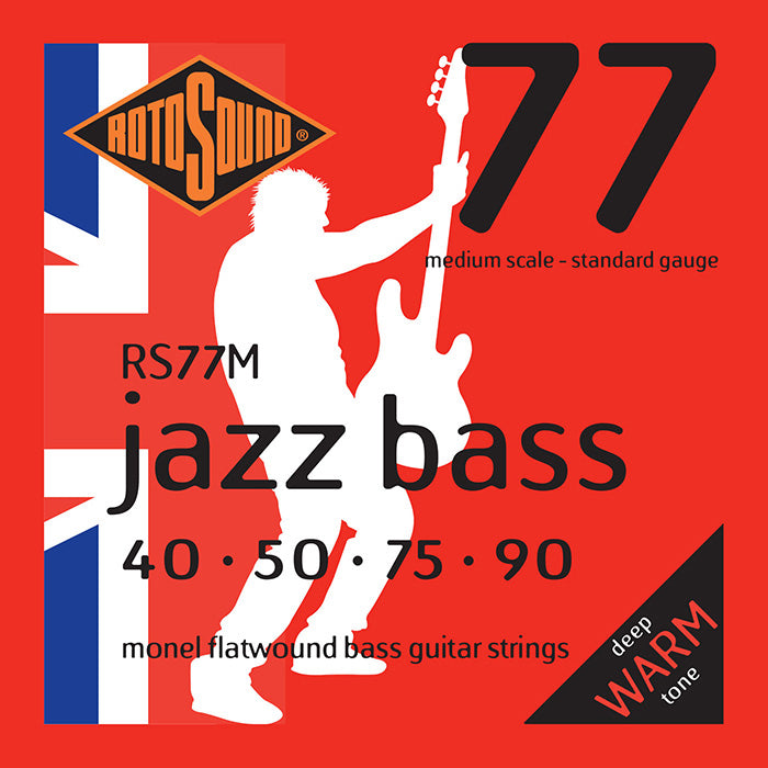 Rotosound RS77M Jazz Bass 77 Medium Scale 40-90 Monel