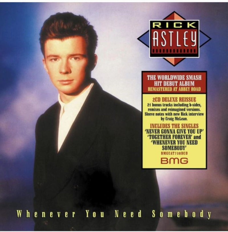 Rick Astley - Whenever You Need Somebody - Deluxe Edition CD