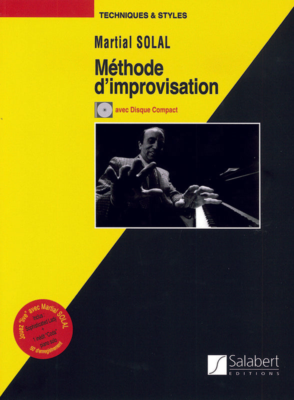 Solal - Methode D'Improvisation For Piano Bk/Cd