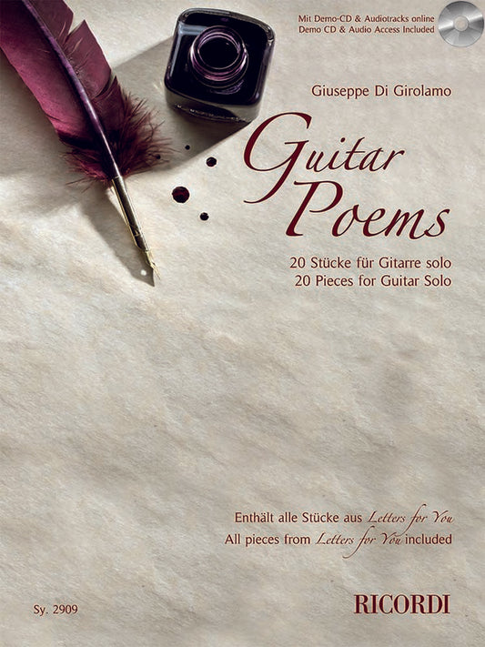 Di Girolamo - Guitar Poems 20 Pieces Guitar Bk/Cd/Ola