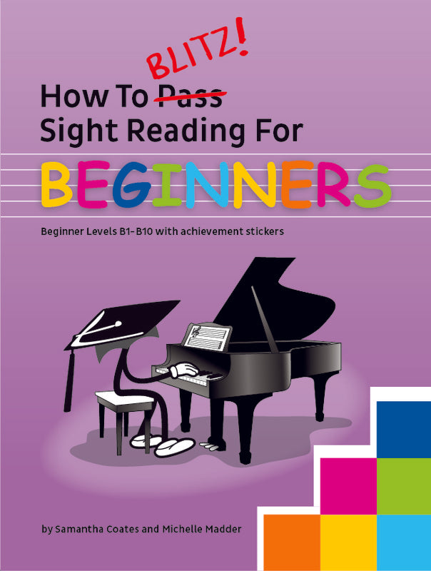 Blitz Sight Reading Teacher's Bundle - Sight Reading Beginner + Books 1-3 (2025+ Editions)