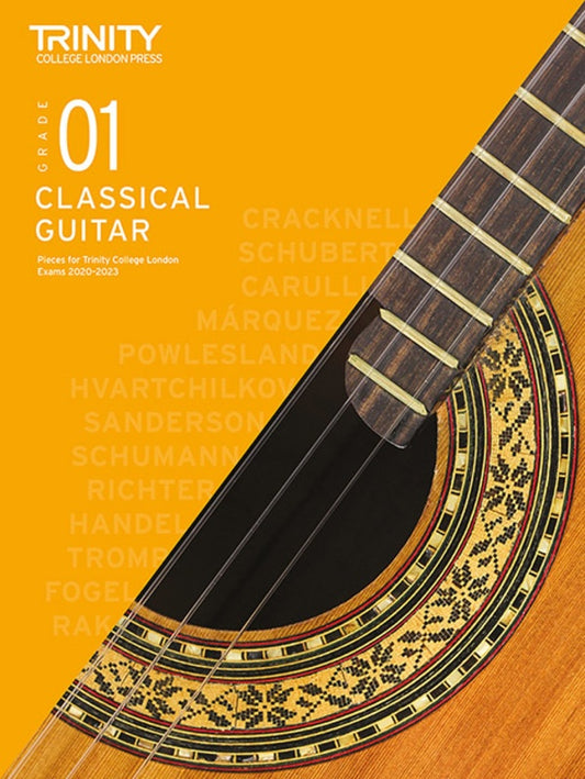 Trinity Classical Guitar Pieces 2020-2023 Grade 1 Book