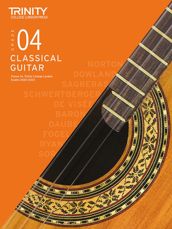 Trinity Classical Guitar Pieces 2020-2023 Grade 4 Book