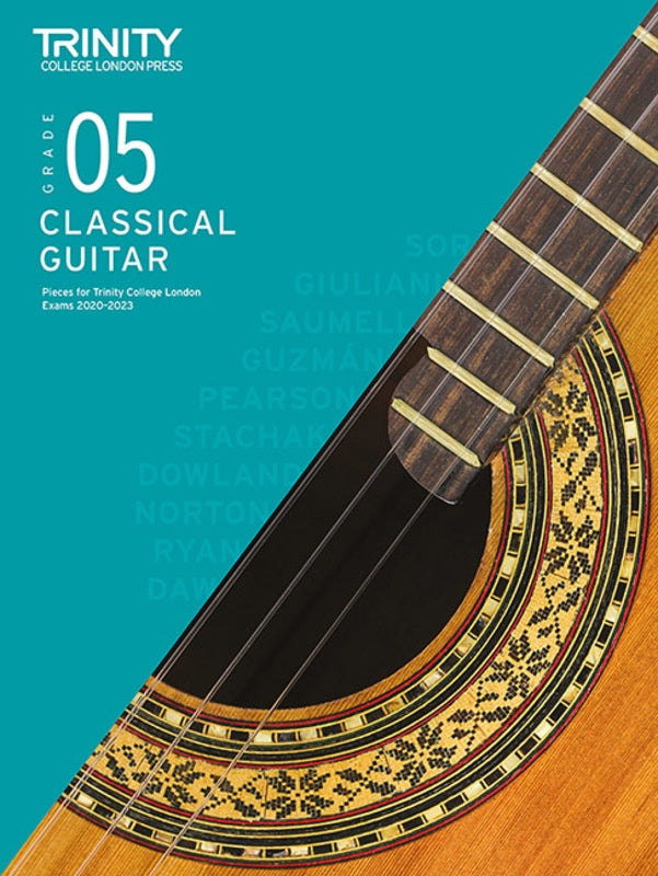 Trinity Classical Guitar Pieces 2020-2023 Grade 5 Book