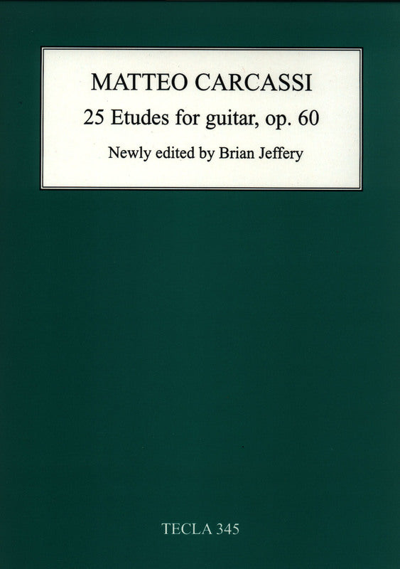 Carcassi - 25 Etudes For Guitar Op 60