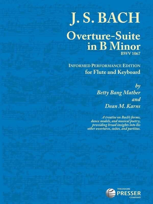 Bach - Overture Suite B Min Bwv 1067 Flute/Piano