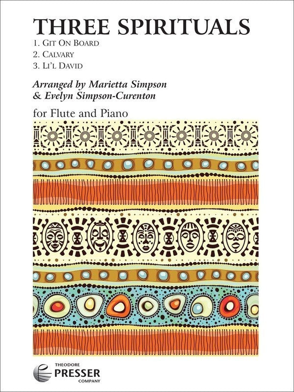 Three Spirituals For Flute/Piano