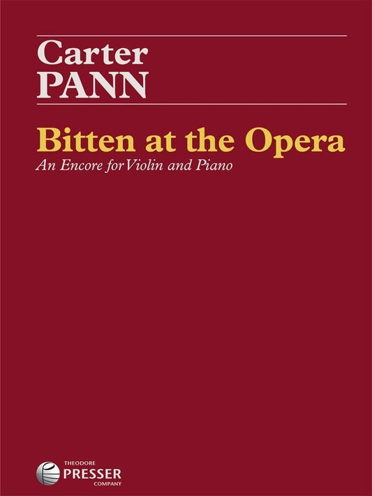 Pann - Bitten At The Opera Violin/Piano