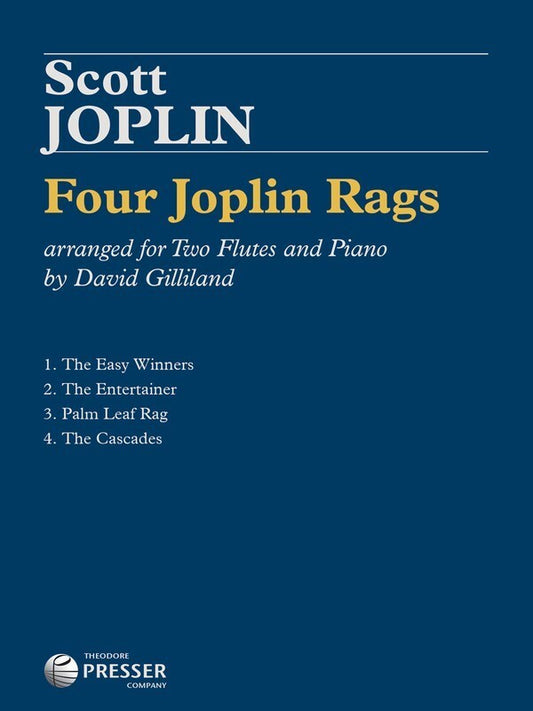Four Joplin Rags For 2 Flutes/Piano