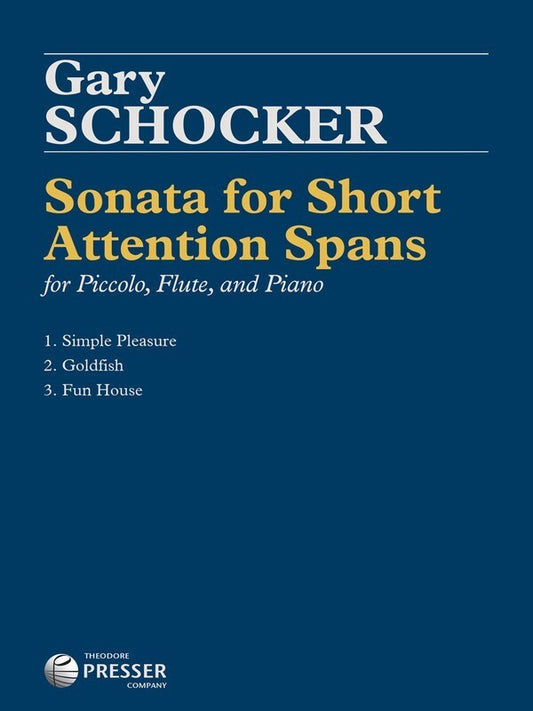 Sonata For Short Attention Spans Pic/Flu/Pno