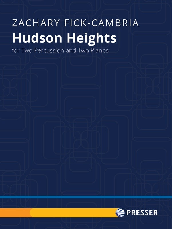 Fink-Cambria - Hudson Heights For 2 Percussion/2 Pianos