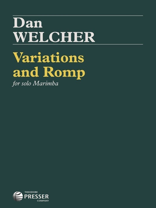 Welcher - Variations And Romp Marimba Solo