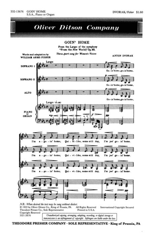 Goin Home Ssa Arr Fisher