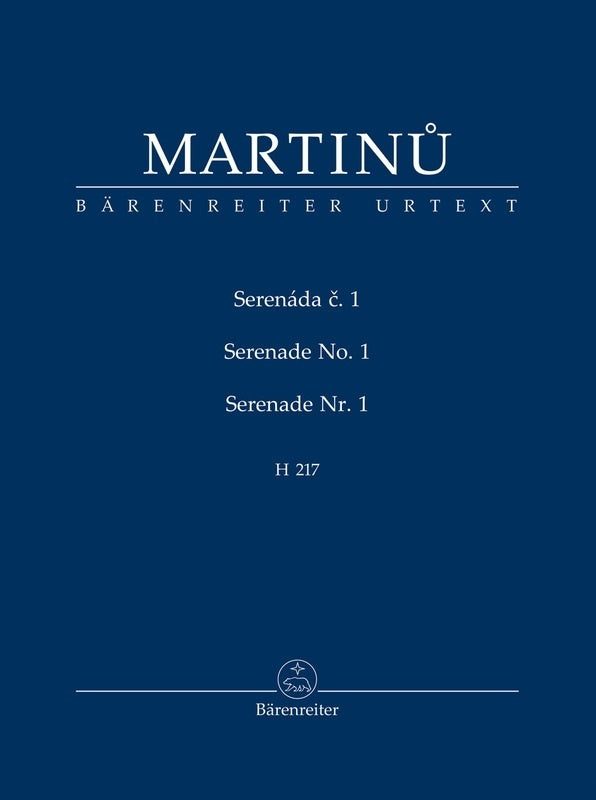 Martinu - Serenade No 1 H 217 Study Score