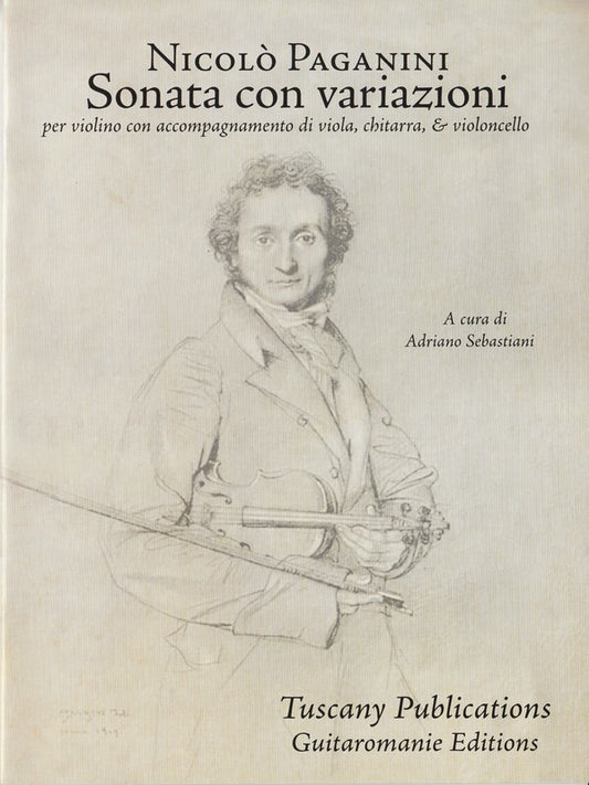 Paganini - Sonata Con Variazioni Violin/Viola/Guitar/Cello
