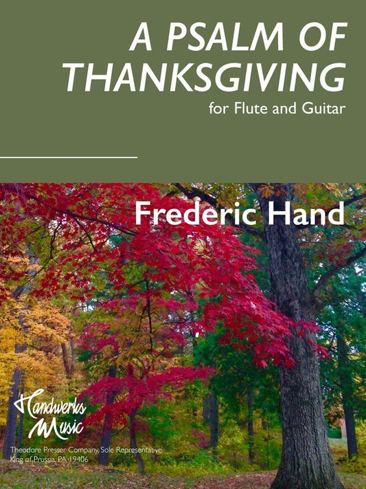 Hand - A Psalm Of Thanksgiving Flute/Guitar