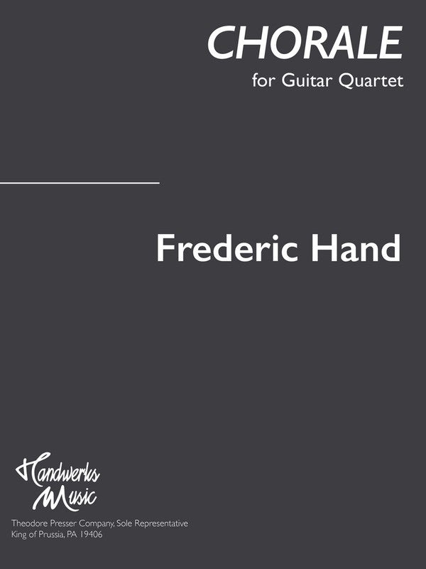 Hand - Chorale For Guitar Quartet