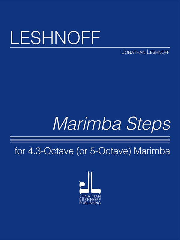 Leshnoff - Marimba Steps For 4.3 Or 5 Octave Marimba Book
