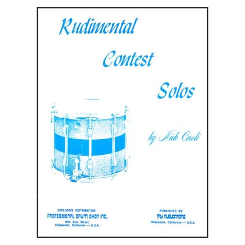 Rudimental Contest Solos Snare Drum Book – Music2u.com.au