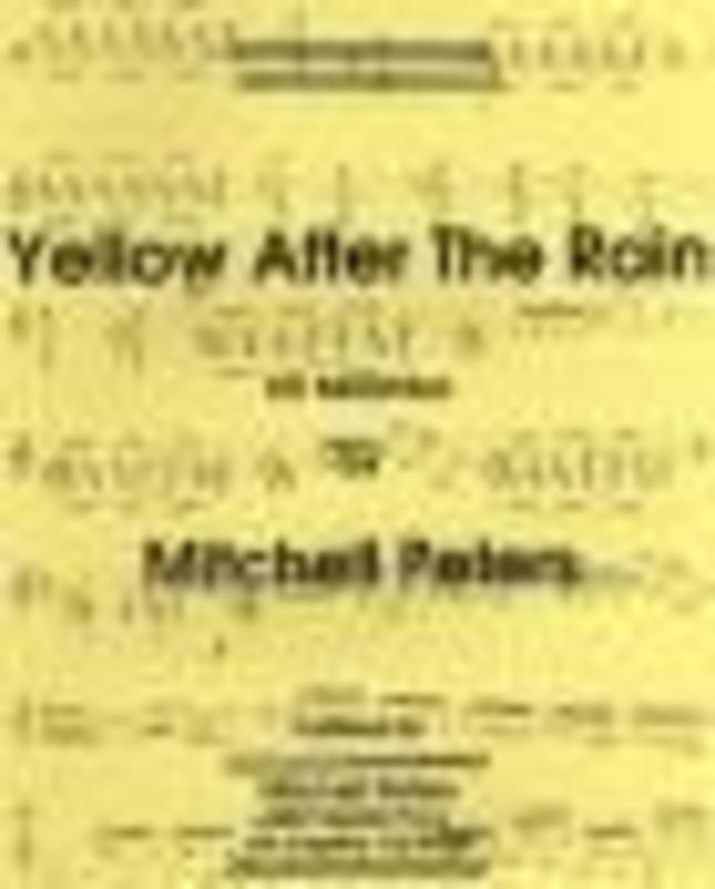 Peters - Yellow After The Rainbow Marimba Solo