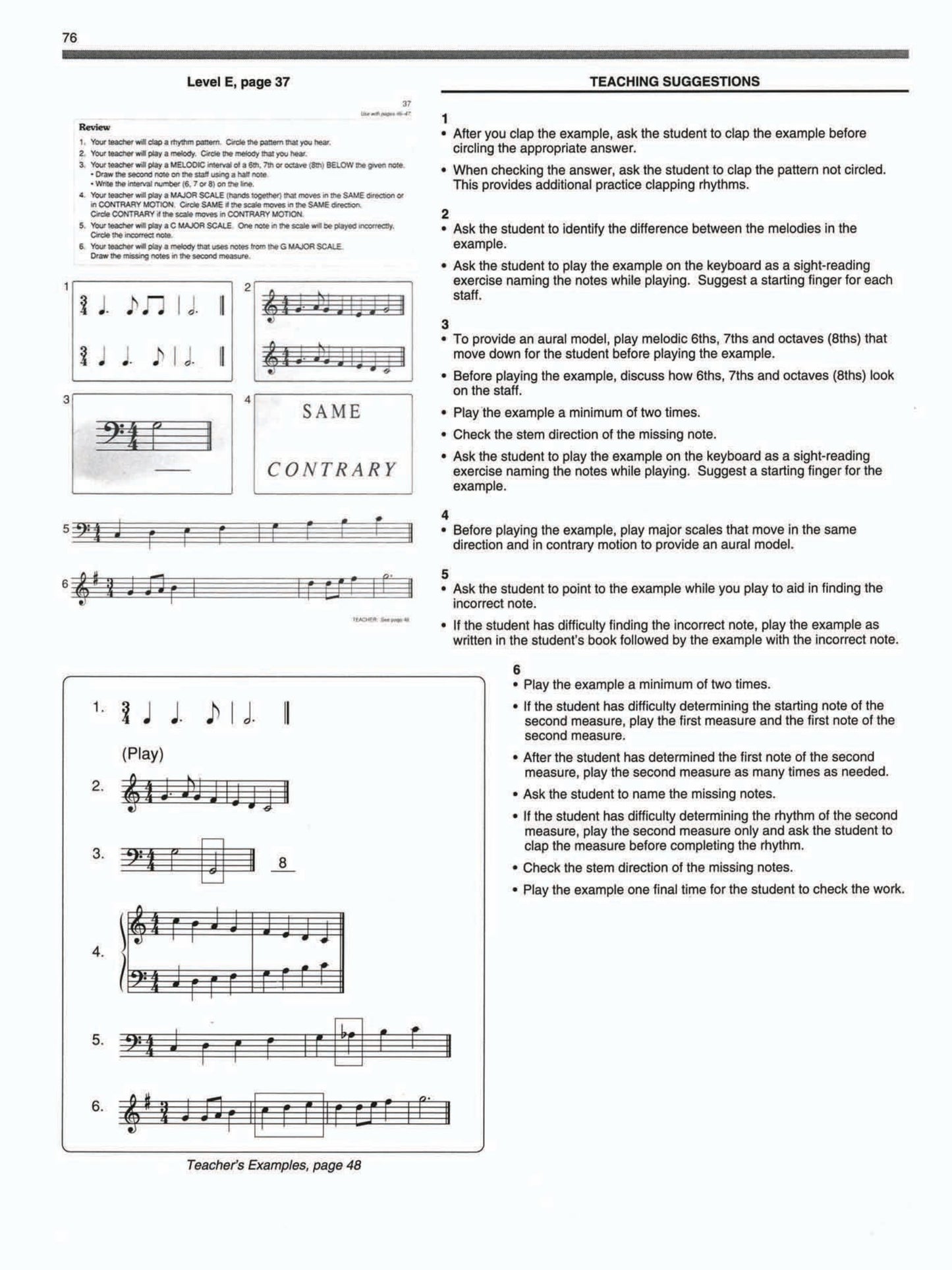 Alfred's Basic Piano Prep Course - Activity & Ear Teacher Handbook Level A-F