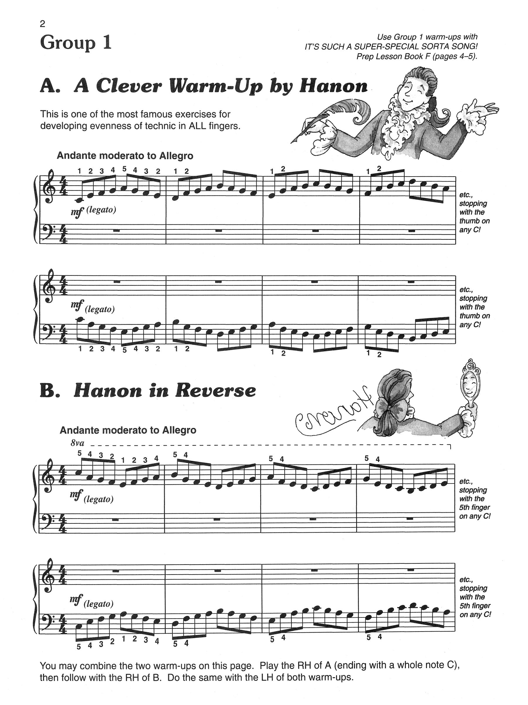 Alfred's Basic Piano Prep Course - Technic Level F Book
