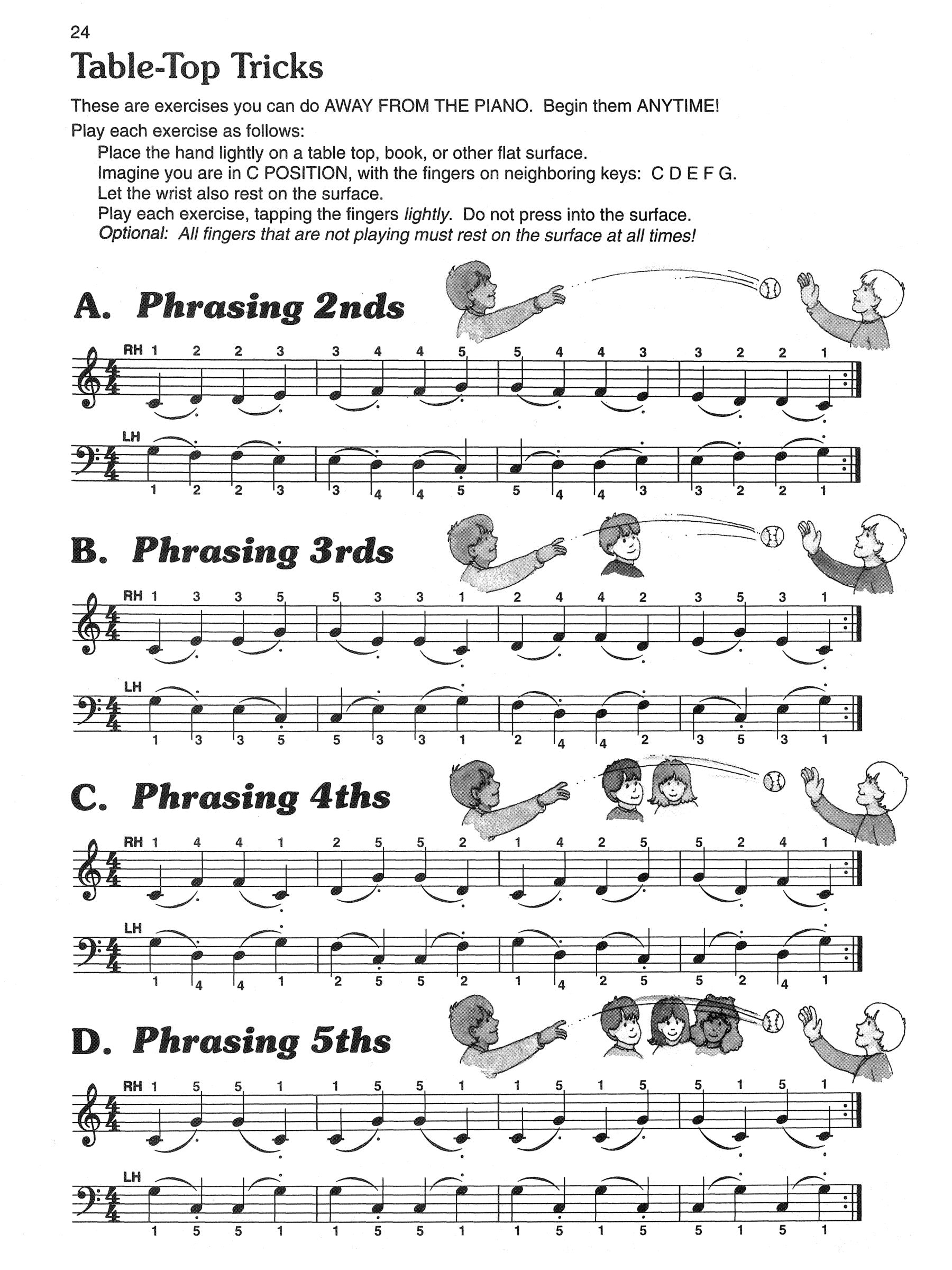 Alfred's Basic Piano Prep Course - Technic Level F Book